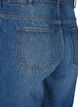 Strakke pasvorm denim shorts met strikriem, Blauw, Packshot image number 3