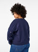 Sweatshirt met oogjes, Blauw, Model image number 2