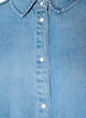 Denim blouse van lyocell met drukknopen, Blauw, Packshot image number 2