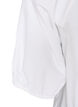 Overhemdblouse met knoopsluiting en strikceintuur, Wit, Packshot image number 3