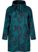 Veste de pluie avec impression, Deep Teal Black, Packshot image number 0