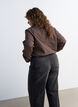 Chemise &agrave; carreaux avec strass, Marron, Model image number 2