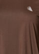 Sporttop met 3/4 mouwen, Bruin, Packshot image number 2