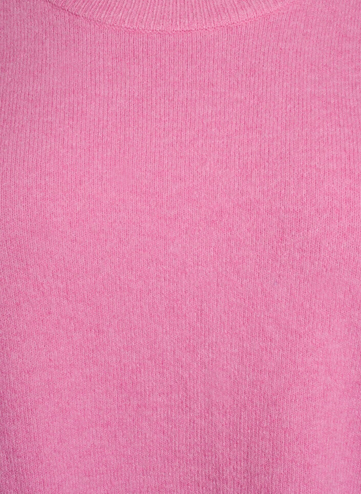 Chemisier en tricot &agrave; manches courtes, Rose, Packshot image number 2