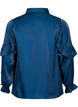 Shirt van viscose met ruches, Titan, Packshot image number 1