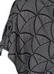 Blouse met korte mouwen en print, Black Grey Graphic , Packshot image number 4