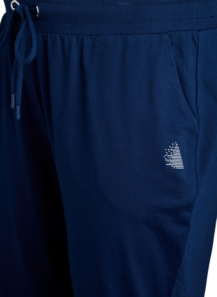 Pantalon de surv&ecirc;tement ample avec poches, Bleu, Packshot image number 2