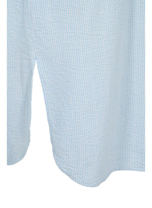 Robe chemise en coton rayé, Blue Stripe, Packshot image number 3