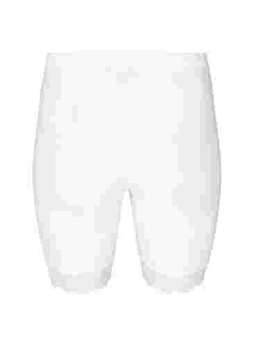 Short de cyclisme avec bordure en dentelle, Bright White, Packshot image number 1