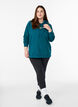 Hoodie met geborduurd frontmotief, Groen, Model image number 1