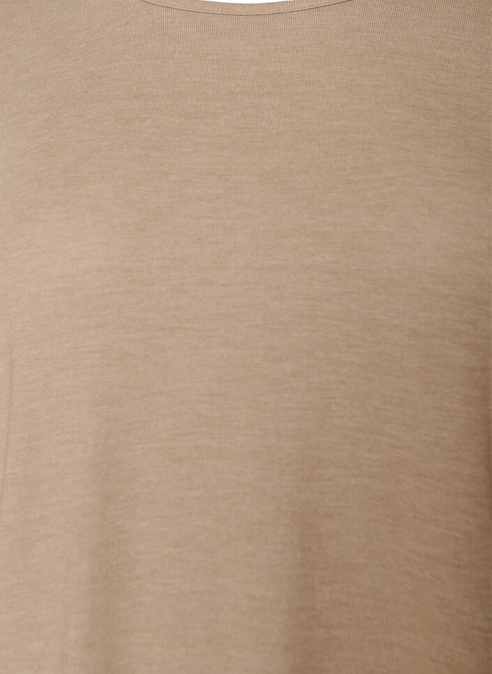 Blouse en jersey avec manches 3/4, Beige, Packshot image number 2