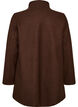 Manteau court &agrave; la coupe &eacute;vas&eacute;e, Marron, Packshot image number 1