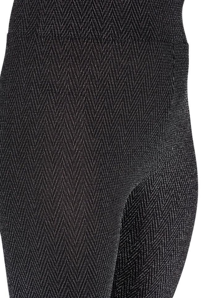 Leggings avec motif pailleté, Silver ZigZagShimmer, Packshot image number 2