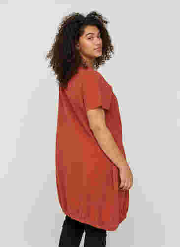 Katoenen jurk met korte mouwen, Arabian Spice, Model image number 1