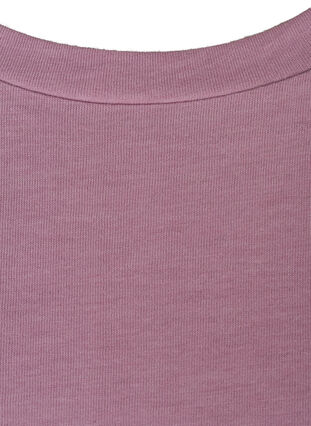 T-shirt en mélange coton, Lavender Mist Mel., Packshot image number 2