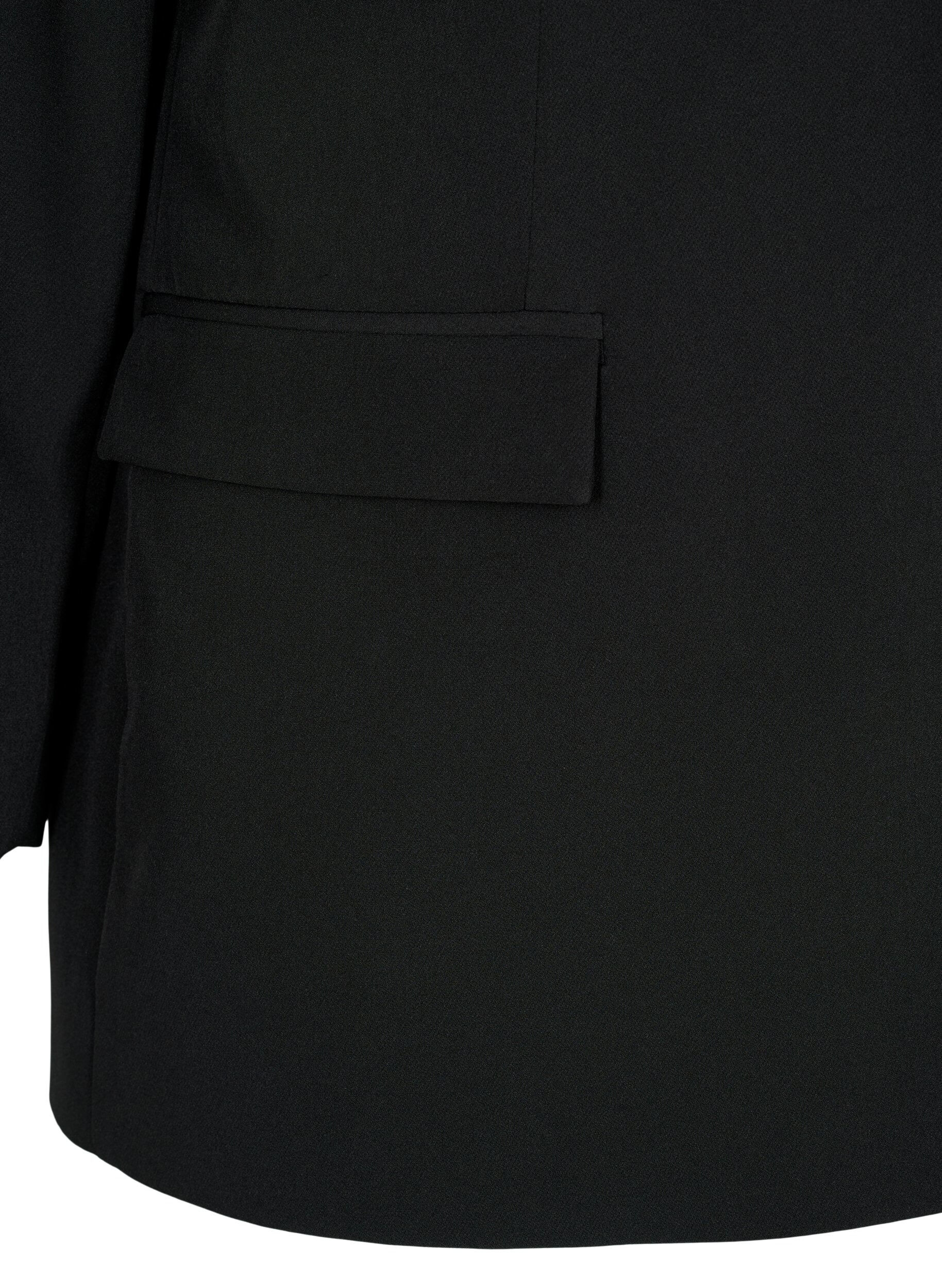 ZizziKlassieke blazer met knoopsluiting, Black, Packshot image number 3