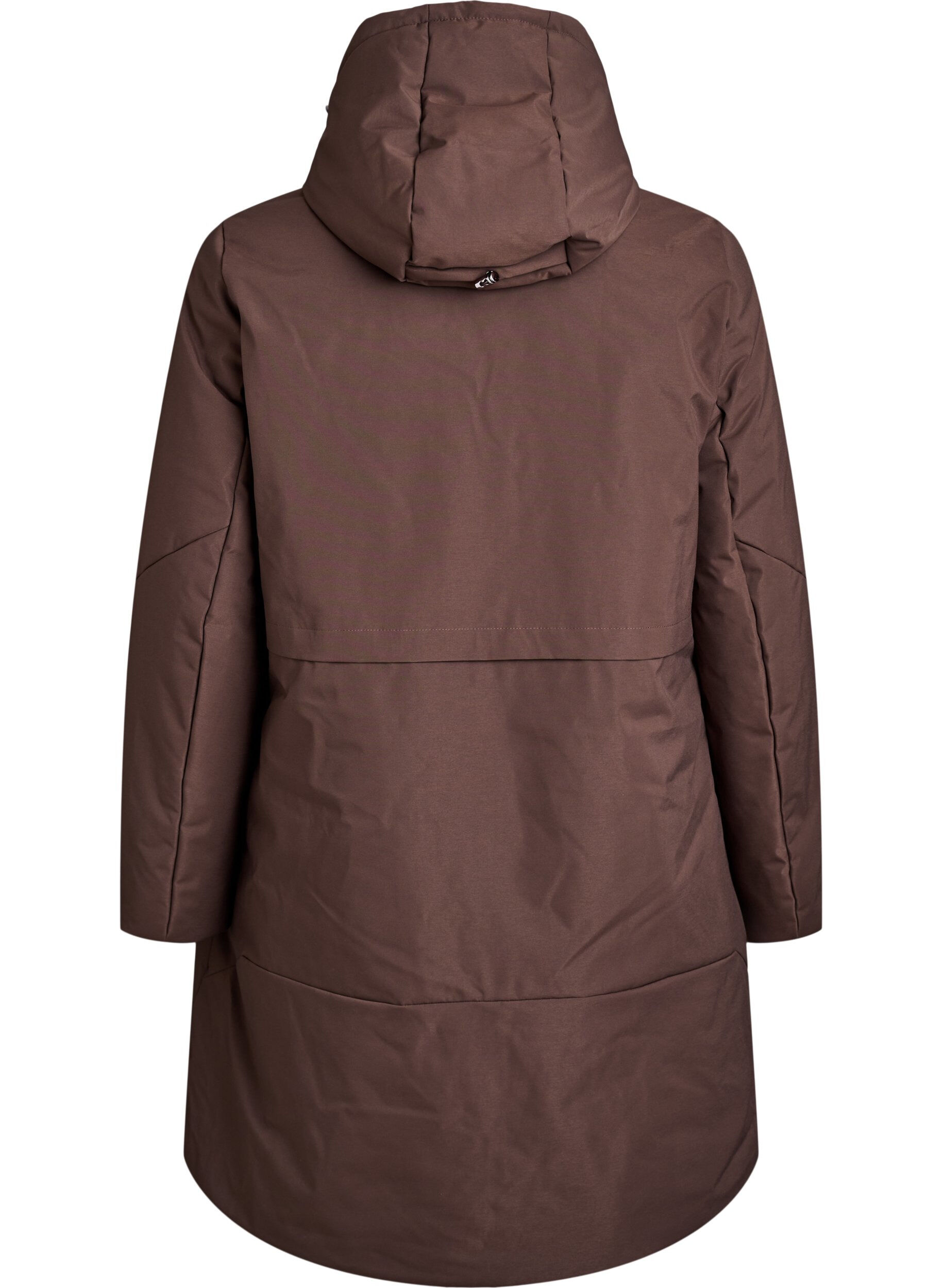 ZizziWinterjas met verstelbare taille, Bruin, Packshot image number 1
