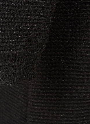 Gebreide jurk, Black, Packshot image number 2
