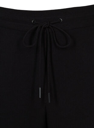 Pantalon classique avec lien à la taille, Black, Packshot image number 2