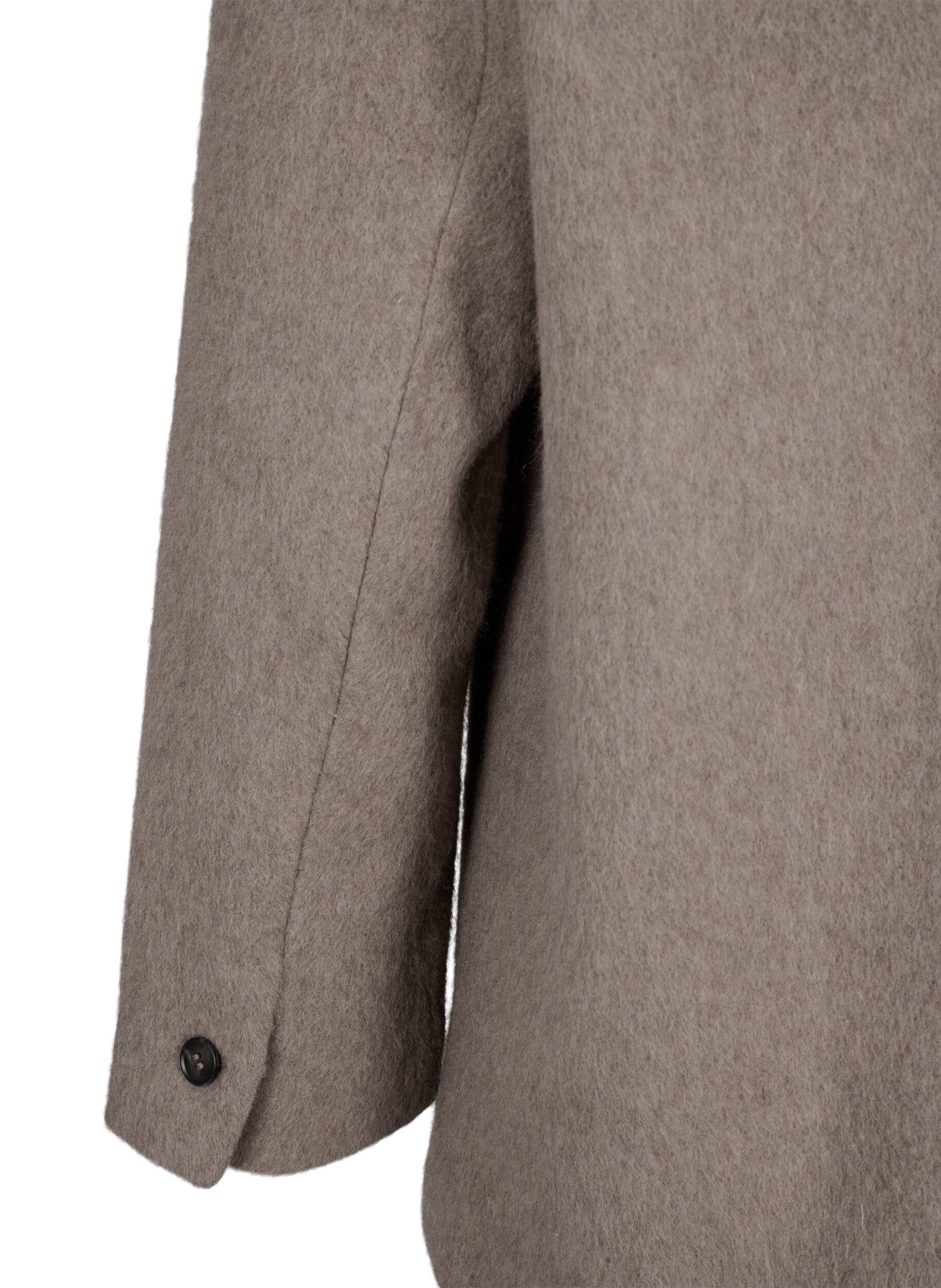 ZizziWollen blazer met geborstelde textuur, Grijs, Packshot image number 3