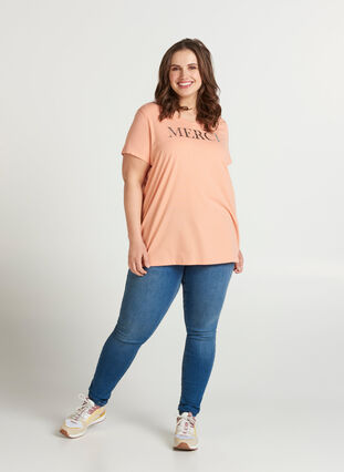 T-Shirt avec imprimé, Shrimp, Model image number 2