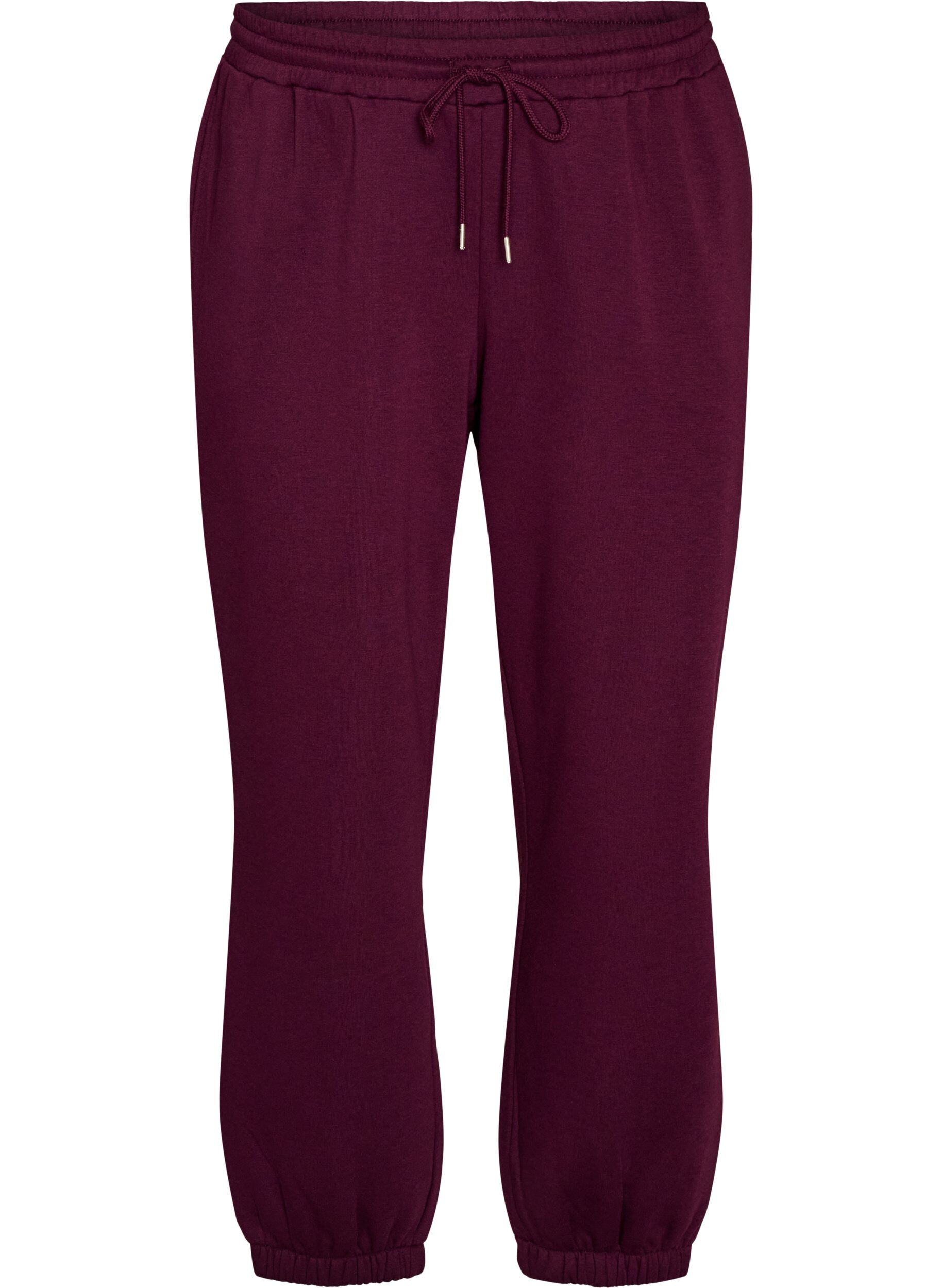 FLASH - Sweatpants met hoge taille en trekkoord