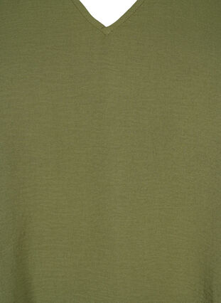 V-hals blouse met lange mouwen, Kalamata, Packshot image number 2