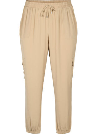 Pantalon cargo de couleur unie avec de grandes poches, Nomad, Packshot image number 0