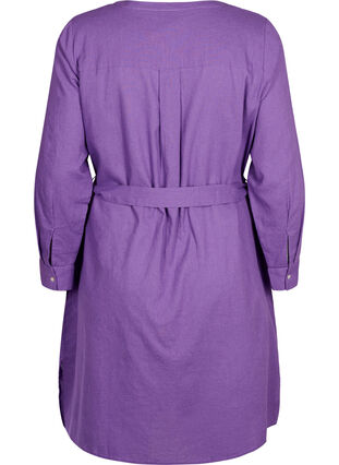 Robe chemise à manches longues, Deep Lavender, Packshot image number 1