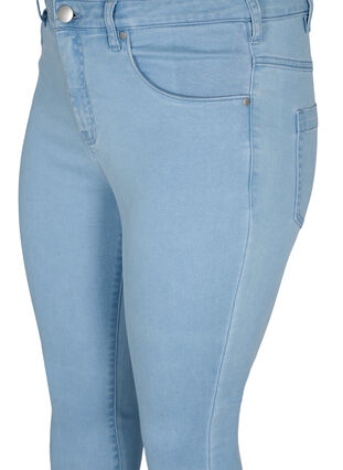 Super slim Amy jeans met hoge taille, Ex Lt Blue, Packshot image number 2