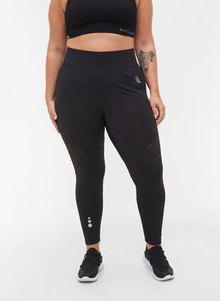 Sportlegging in 7/8 legging, Black, Model image number 2