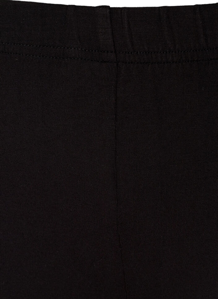Effen basic fietsbroek, Zwart, Packshot image number 2