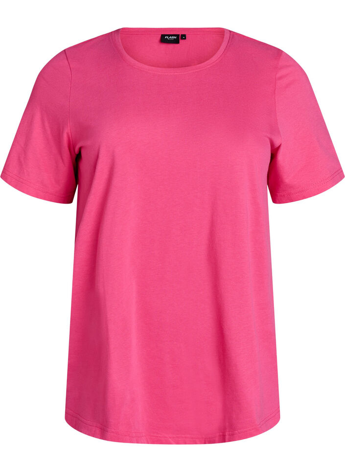 T-shirt met print, Roze, Packshot image number 0