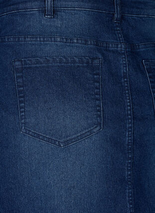 FLASH - Jupe en jean avec fermeture boutonnée, Dark Blue Denim, Packshot image number 3