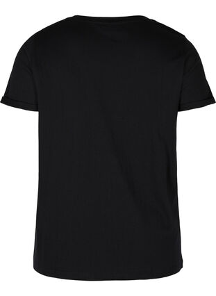 T-shirt de sport avec imprimé, Black Run, Packshot image number 1