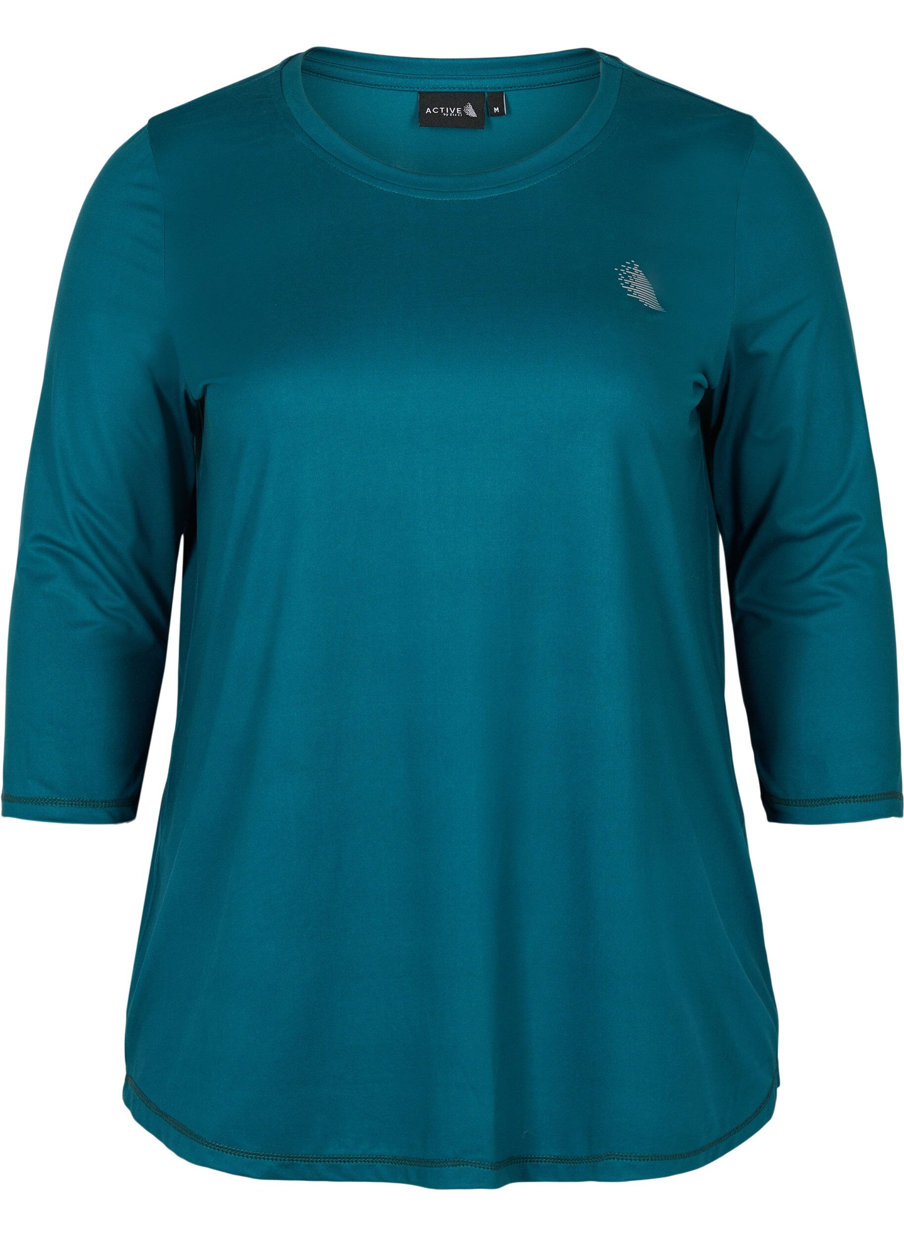 ZizziBlouse d'entra&icirc;nement &agrave; manches 3/4, Vert, Packshot image number 0