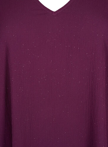 FLASH - Robe à manches longues scintillante, Purple w. Silver, Packshot image number 2