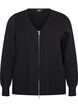 Cardigan met 2-wegritsluiting, Zwart, Packshot image number 0