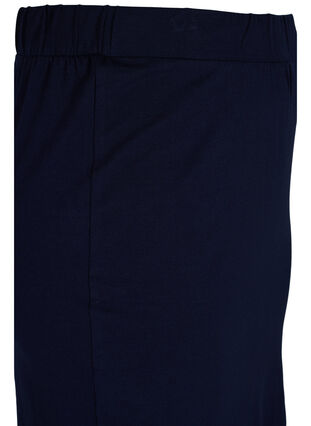 Jupe longue en coton avec fente, Night Sky Solid, Packshot image number 2
