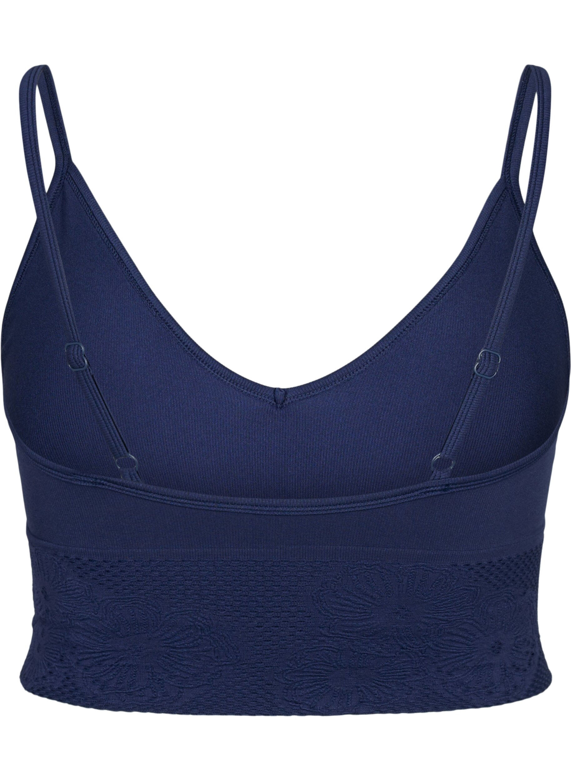 ZizziSeamless bh top, Peacoat ASS, Packshot image number 1