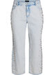 Kiana jeans met decoratieve details langs de zijkanten, Blauw, Packshot image number 0
