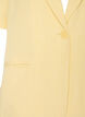 Blazer met korte mouwen en revers, Geel, Packshot image number 2
