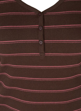 T-shirt côtelé rayé en coton, Mole Stripe, Packshot image number 2