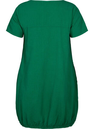Robe en coton à manches courtes, Verdant Green, Packshot image number 1