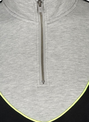 Sweatjurk met zakken en verstelbare taille, Black comb, Packshot image number 2