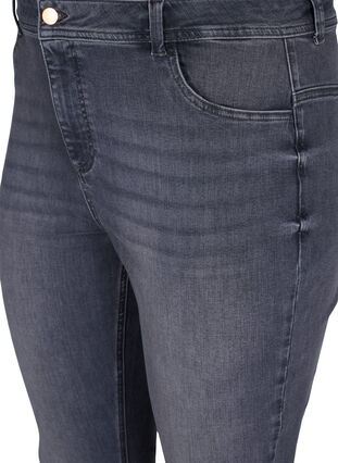 Extra slanke Amy jeans met hoge taille, Grey Denim, Packshot image number 2