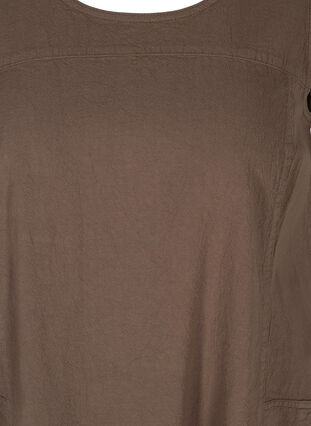 Mouwloze katoenen jurk, Falcon, Packshot image number 2