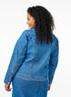 Veste en jean en m&eacute;lange de coton extensible, Bleu, Model image number 2