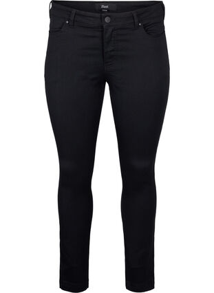 Viona jeans met normale taille, Black, Packshot image number 0