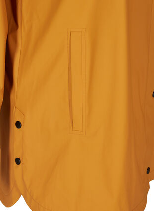 Regenjas met capuchon en zakken, Spruce Yellow, Packshot image number 3